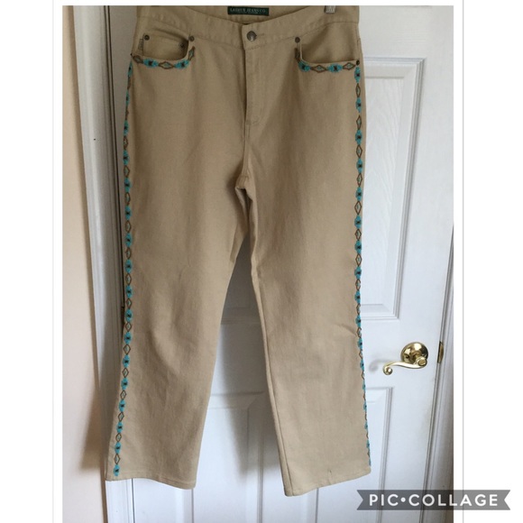 Ralph Lauren Denim - Lauren Jeans Co. Pants Size 8-10 Tan